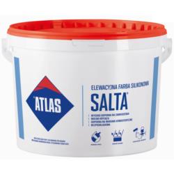 Farba elewacyjna silikonowa baza biała Salta N Plus 10L Atlas