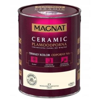 Farba Ceramiczna do Ścian Ceramic C3 Waniliowy Kryształ 5L Magnat