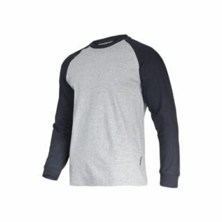 Koszulka z długim rękawem szaro-czarna 3XL Lahti PRO L4022306