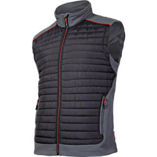 Bezrękawnik ocieplany czarno-szary 2XL Lahti PRO L4130705