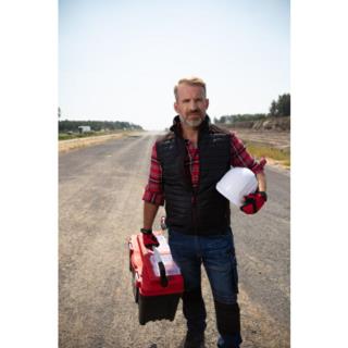 Koszula flanelowa czerw-granat rozm. 2XL Lahti L4180305