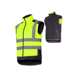 Kamizelka ostrzegawcza dwustronna żółta 2XL L4131305