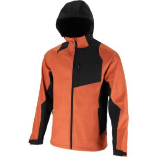 Kurtka Softshell z kapturem ceglasto-czarna  L Lahti L4094903