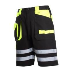 Spodenki krótkie cza-żół. bawełna z odbl. 3XL Lahti PRO L4070506