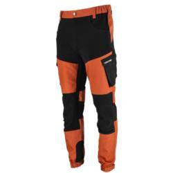 Spodnie z elementami stretch ceglasto-czarne XL Lahti PRO L4053904