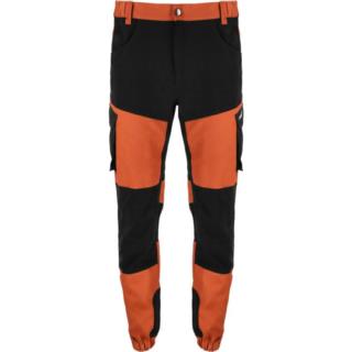 Spodnie z elementami stretch ceglasto-czarne XL Lahti PRO L4053904