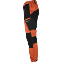 Spodnie z elementami stretch ceglasto-czarne XL Lahti PRO L4053904