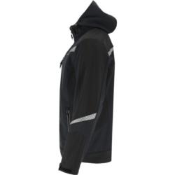 Kurtka męska soft-shell z kapturem czarna L Lahti Pro L4094603