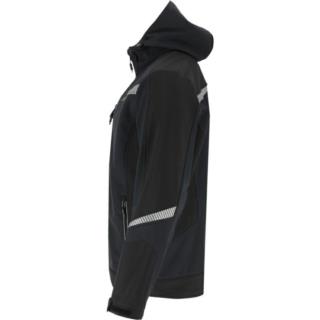 Kurtka męska soft-shell z kapturem czarna L Lahti Pro L4094603
