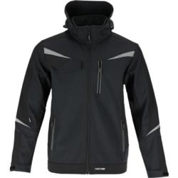 Kurtka Softshell z kapturem czarna S Lahti Pro L4094601