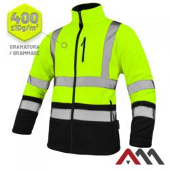Kurtka odblaskowa polarowa 3XL Yellow Art.Mas