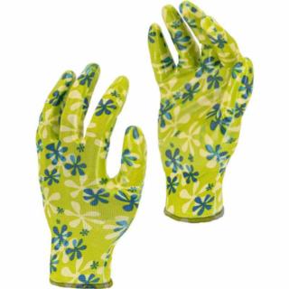 Rękawice nitrylowe zielone r. 9 Lahti Pro L220409K