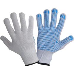 Rękawice nakrapiane biało-niebieskie r. 10 Lahti Pro L240410W