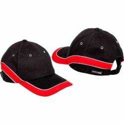 Czapka z daszkiem czarno-czerwona Lahti Pro L1010300
