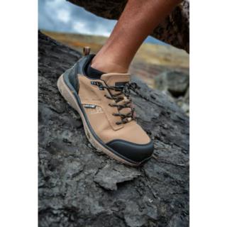 Buty robocze beżowo-czarne skóra nubukowa S3 SRC (45) Lahti PRO L3043145