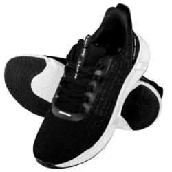 Buty sportowe czarno-białe z dzianiny 3D (45) Lahti PRO L3042745