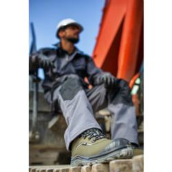 Buty robocze zielono-czarne skóra nubukowa S3 SRC (45) Lahti Pro L3043845