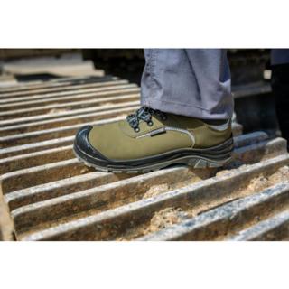 Buty robocze zielono-czarne skóra nubukowa S3 SRC (45) Lahti Pro L3043845