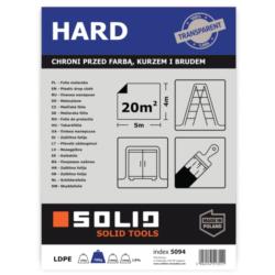Folia Malarska Ochronna LDPE Bezbarwna Hard 4/5m Solid