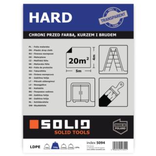 Folia Malarska Ochronna LDPE Bezbarwna Hard 4/5m Solid