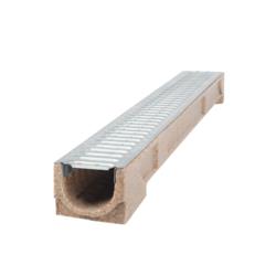 Korytko polimerobetonowe z rusztowaniem ocynkowanym 1000x125x100mm Bielbet 42szt/pal