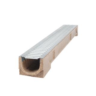 Korytko polimerobetonowe z rusztowaniem ocynkowanym 1000x125x100mm Bielbet 42szt/pal