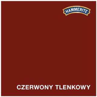 Farba Hammerite Prosto Na Rdzę Połysk Czerwony Tlenkowy 0,25L do Metalu