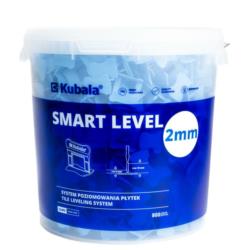 Klipsy do poziomowania płytek 2mm Smart Level Kubala KUB-1886 800szt/op