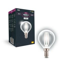 Żarówka LED filament G45 kulka E14 4W 4000K INQ
