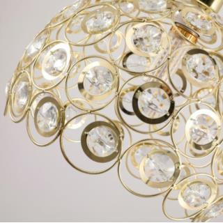 Lampa wisząca złota E27 40W Florence Agora 17340-300 GG