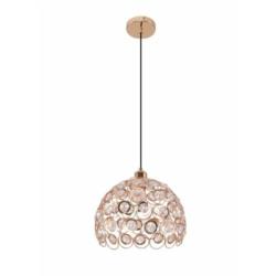 Lampa wisząca różowe złoto E27 40W Florence Agora 17340-300 FGL