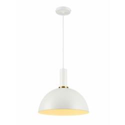 Lampa wisząca biała E27 40W Omega Agora PD-1701-WH