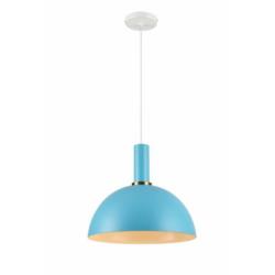 Lampa wisząca niebieska E27 40W Omega Agora PD-1701-BLU