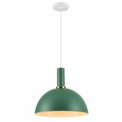 Lampa wisząca zielona E27 40W Omega Agora PD-1701-GR