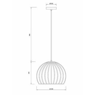 Lampa wisząca E27 40W Milo Agora PD-1515