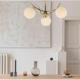Lampa sufitowa złota E27 3x40W Argos Agora PD-5599-3-GL