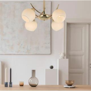 Lampa sufitowa złota E27 4x40W Argos Agora PD-5599-4-GL