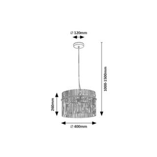 Lampa wisząca E27 40W Inesa Rabalux 72261