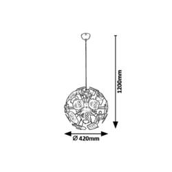 Lampa wisząca dla dzieci E14 3x40W Birdy Rabalux 6390