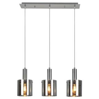 Lampa wisząca chromowa E27 3x60W Donati Rabalux 5250