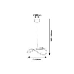 Lampa wisząca LED 15W Serena Rabalux 72252