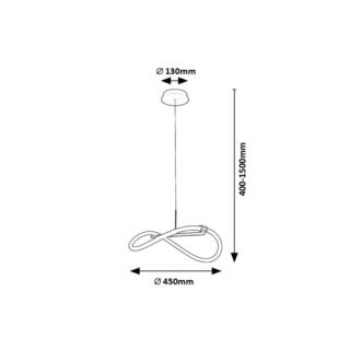 Lampa wisząca LED 15W Serena Rabalux 72252