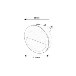 Lampka do kontaktu LED 0,5W Pumpkin Rabalux 2283
