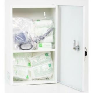 Apteczka stalowa ścienna AS40 PK-MOT DIN 13157