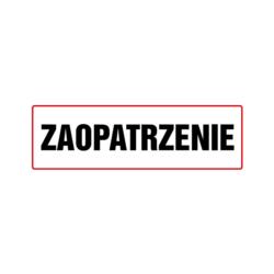 Znak informacyjny Zaopatrzenie Metro