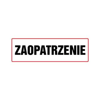 Znak informacyjny Zaopatrzenie Metro