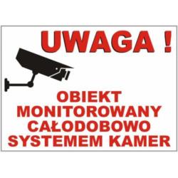 Tablica informacyjna Obiekt Monitorowanty ZI1 Mój Dom Plus