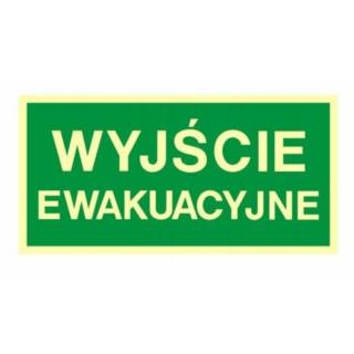 Tablica informacyjna Wyjście Ewakuacyjne TDC