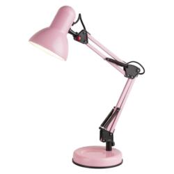 Lampka biurkowa różowa E27 60W Samson Rabalux 4179