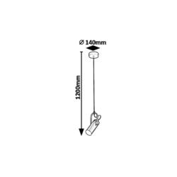 Lampa wisząca LED 5W Raven Rabalux 6429